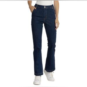 Oat New York Dark Blue Boot Cut Jeans